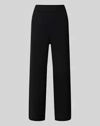 MAC Jeans Cropped Hose in unifarbenem Design Modell 'CHIARA CROPPED Black