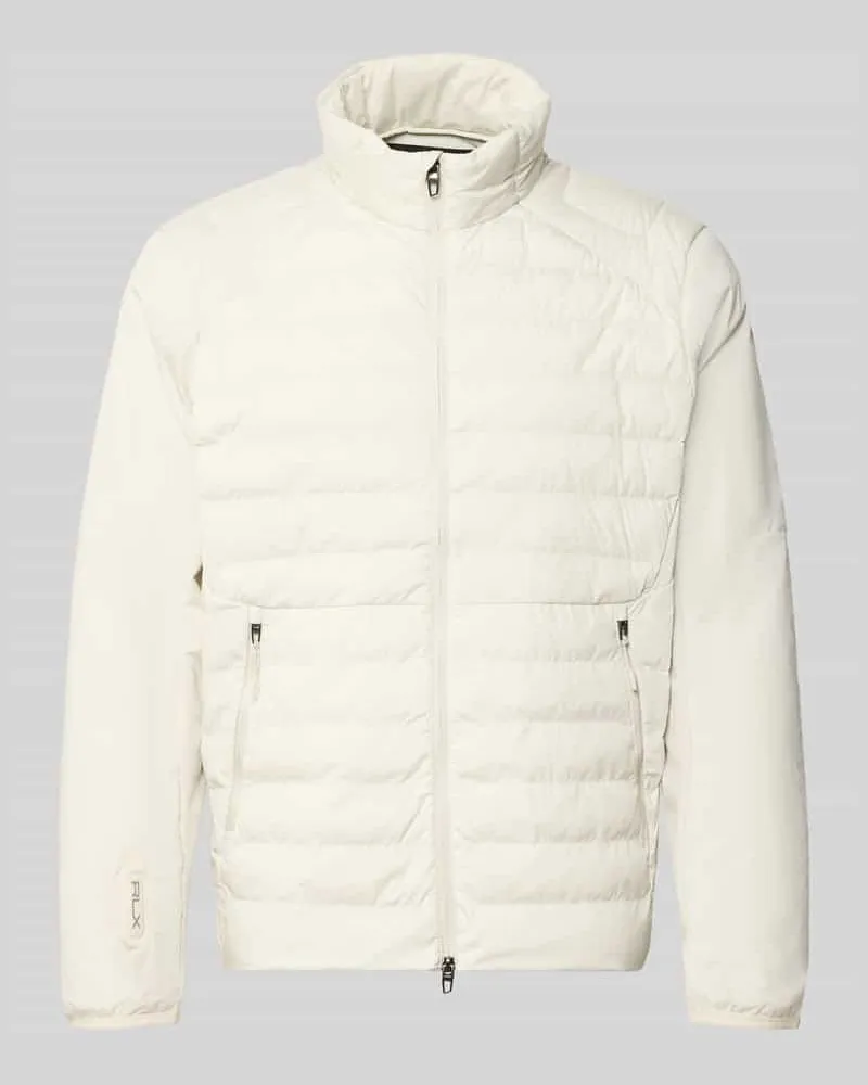 Ralph Lauren Regular Fit Sweatjacke mit Steppdetails Offwhite