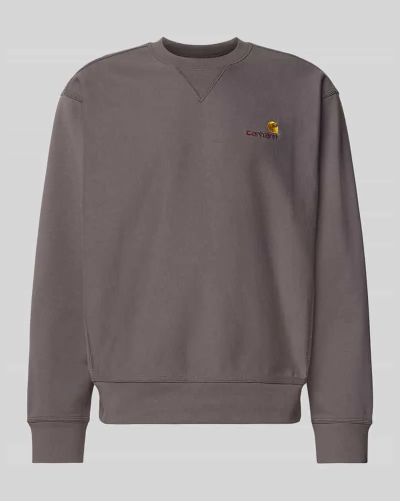 Carhartt WIP Sweatshirt mit Rundhalsausschnitt Dunkelgrau