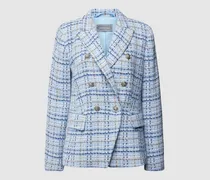 Blazer mit Gitterkaro