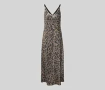 Cocktailkleid mit Paillettenbesatz