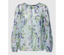Bluse mit floralem Allover-Print