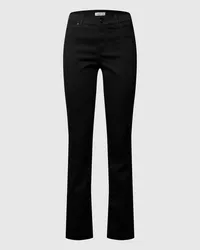 ANGELS  Bootcut Jeans mit Kontrastnähten Modell 'CICI Black