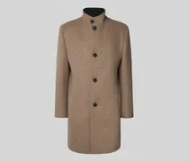 Regular Fit Mantel aus Woll-Mix Modell 'MINTRAX
