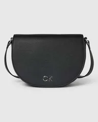 Calvin Klein Saddle Bag mit Label-Detail Black