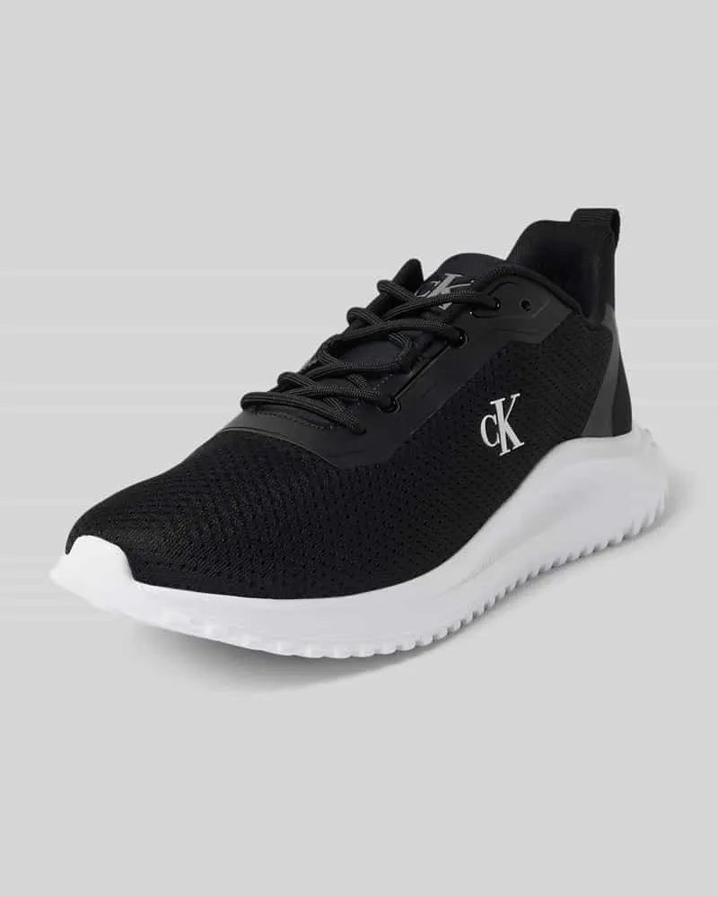 Calvin Klein Sneaker mit Schnürverschluss Modell 'EVA Black