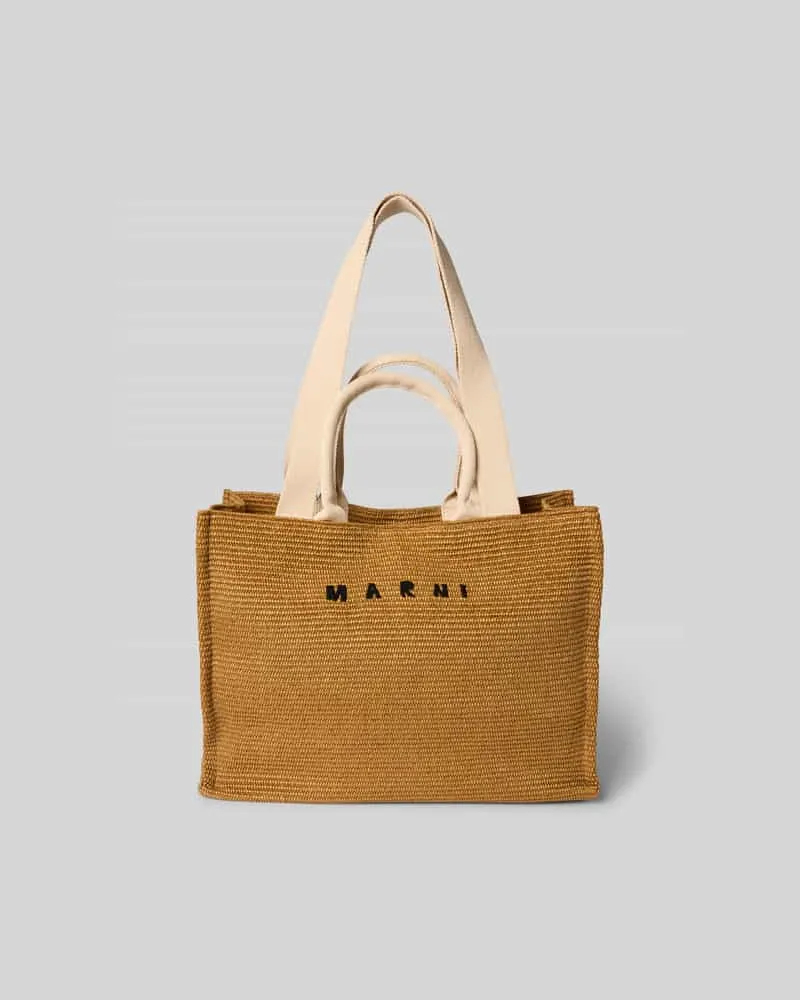 Marni Shopper mit Label-Detail Beige