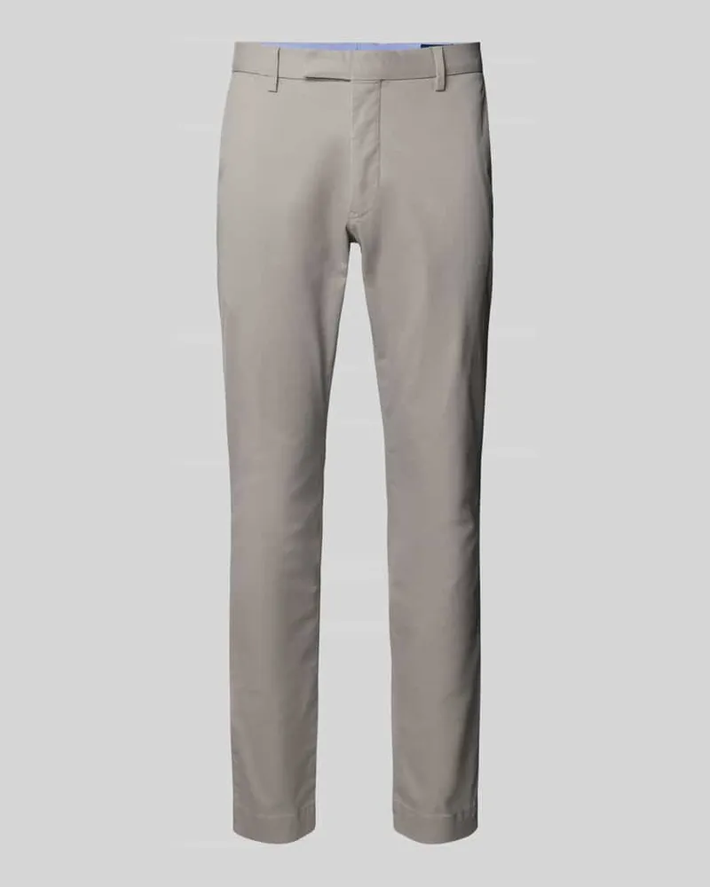 Ralph Lauren Stoffhose mit französischen Eingrifftaschen Mittelgrau