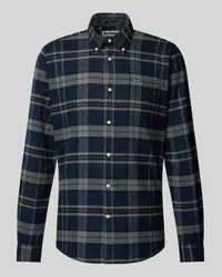 Barbour Regular Fit Freizeithemd mit Button-Down-Kragen Modell 'Betsom Hellgrau