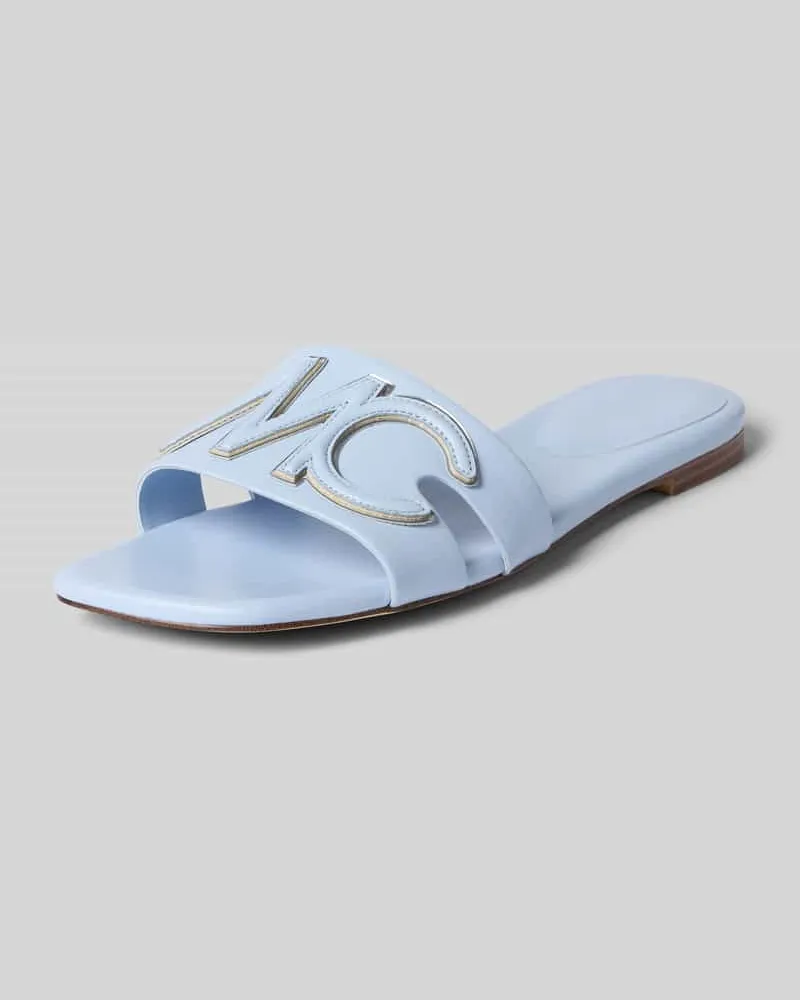 Marc Cain Sandalen mit Logo-Detail Hellblau