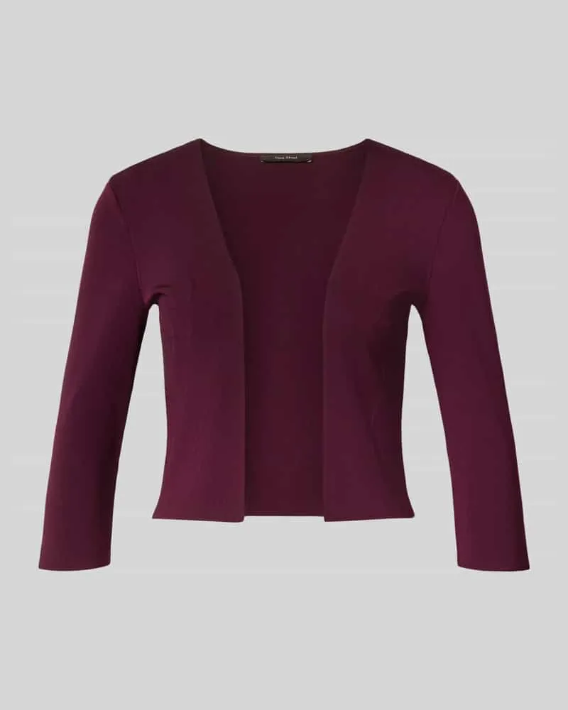 Vera Mont Regular Fit Bolero aus Viskose-Mix Dunkelrot