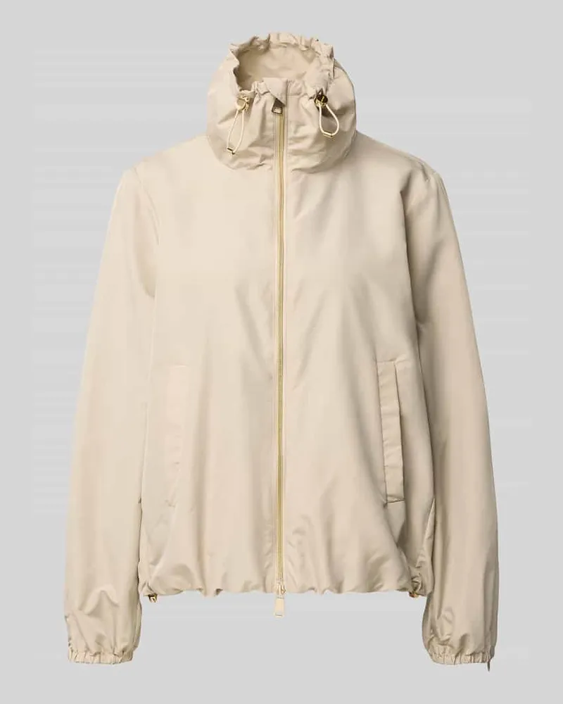 White Label Jacke mit Zweiwege-Reißverschluss Sand