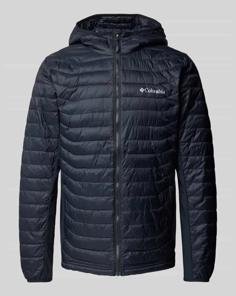 Columbia Sportswear Company Steppjacke mit Label-Print Modell 'Powder Pass Hybrid Black