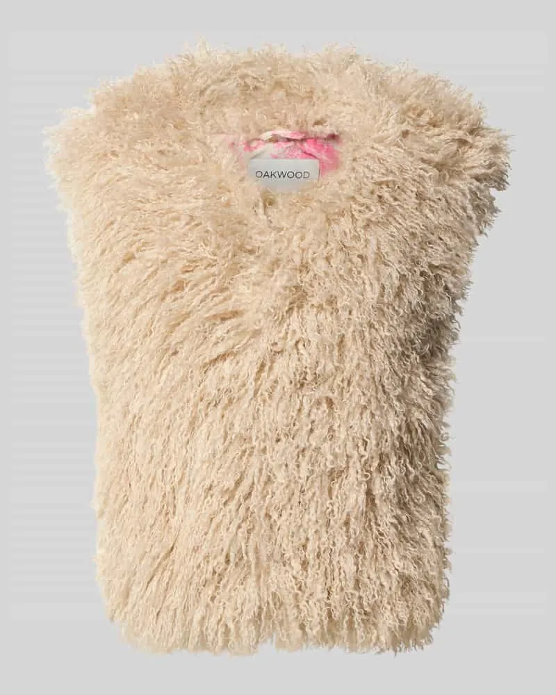 Oakwood Weste aus Effektgarn Modell 'BETH Beige