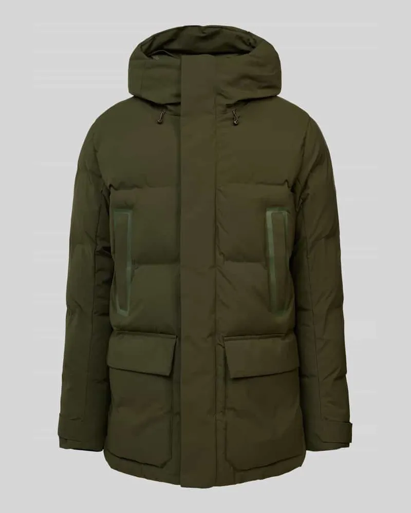 Save The Duck Steppjacke mit Kapuze Modell 'QUINLAN Oliv