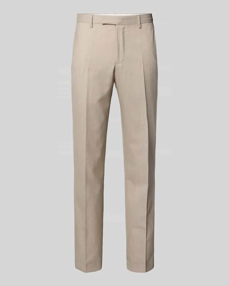 Pierre Cardin Anzughose aus Schafswoll-Mix Modell 'Ryan Beige
