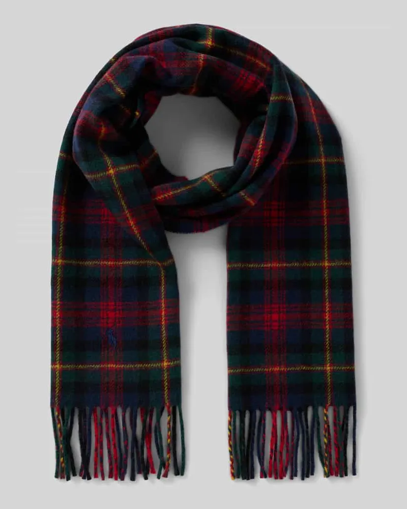 Ralph Lauren Schal mit Label-Stitching Rot