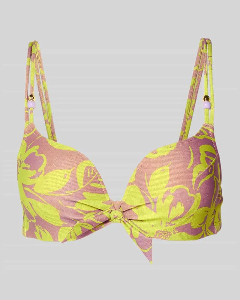 Marie Jo Bikini-Oberteil mit Knoten-Detail Modell 'CHALIA Hellgruen