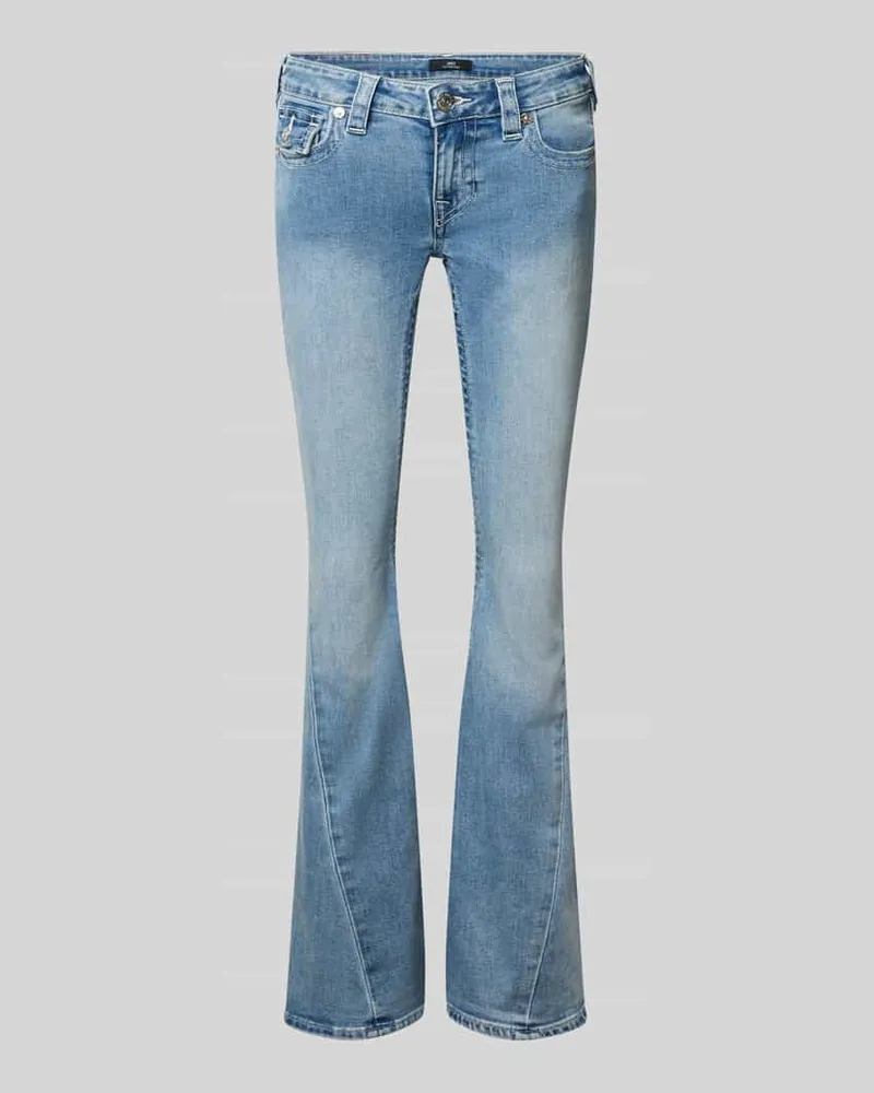True Religion Bootcut-Jeans aus Baumwoll-Mix Modell 'JOEY Hellblau