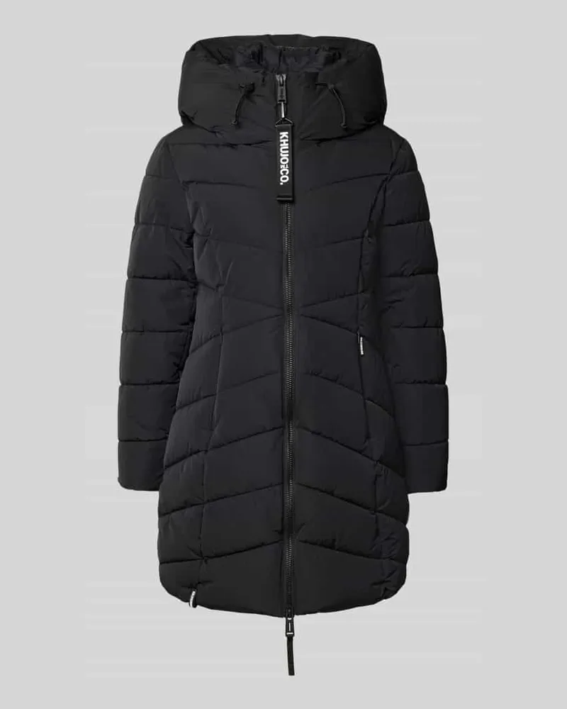 khujo Mantel in Stepp-Optik Modell 'Kiera Black