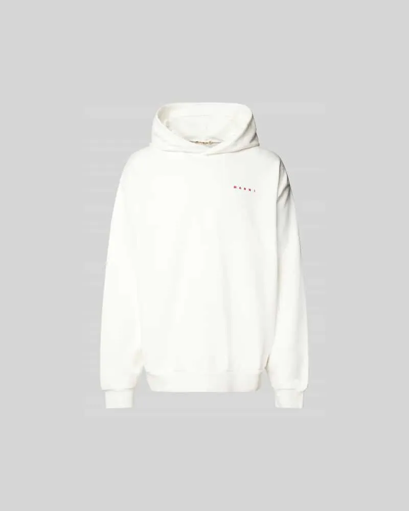 Marni Hoodie mit Kapuze Weiss