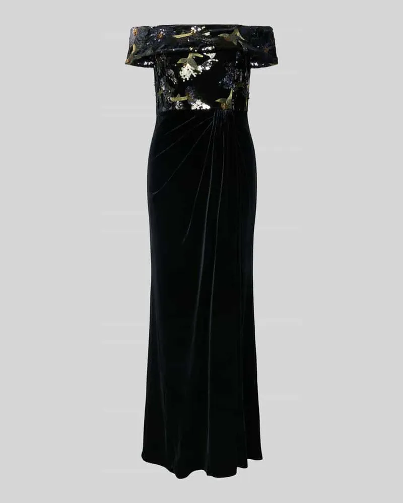Adrianna Papell Regular Fit Abendkleid mit Pailettenbesatz Black