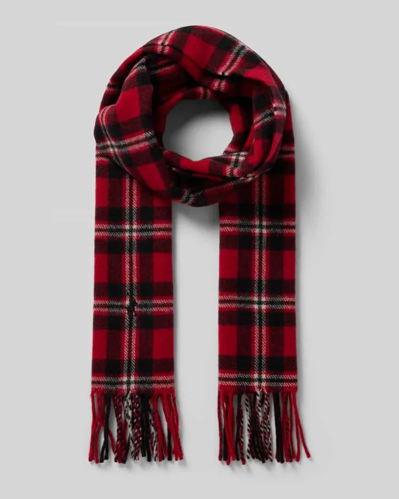 Ralph Lauren Schal aus reiner Wolle Hellrot