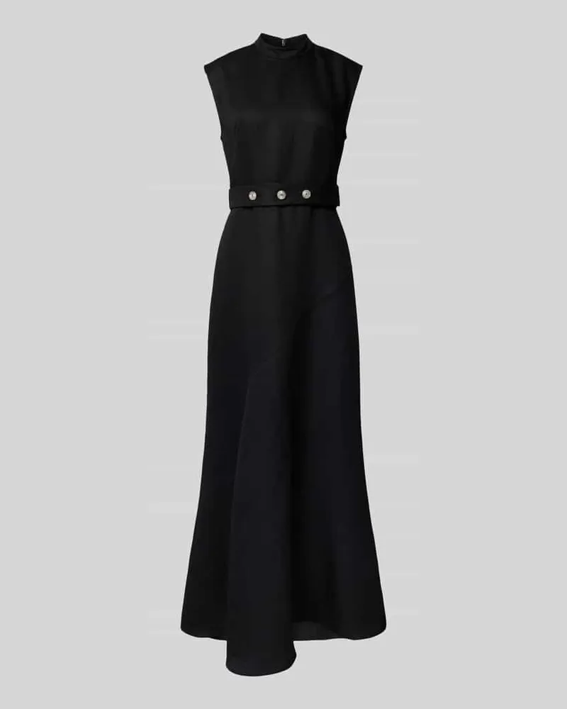 IVY & OAK Maxikleid aus Leinen-Lyocell-Mix Modell 'MANILA Black