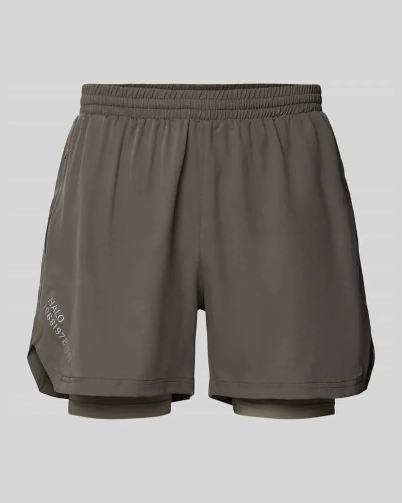 HALO Shorts im 2-in-1-Look Black