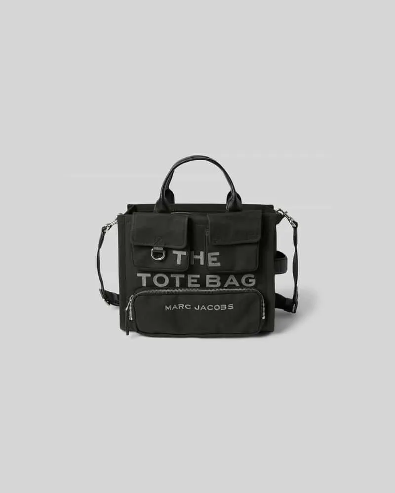Marc Jacobs Tote Bag mit Logo-Print Black
