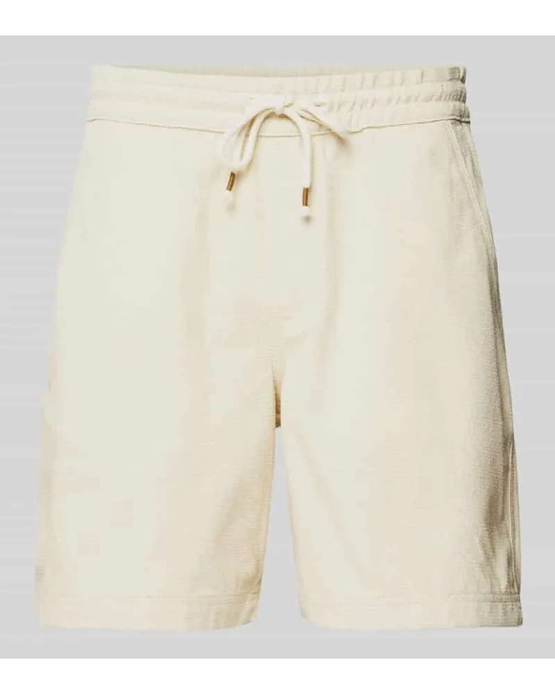 GABBA Shorts mit elastischem Bund Beige