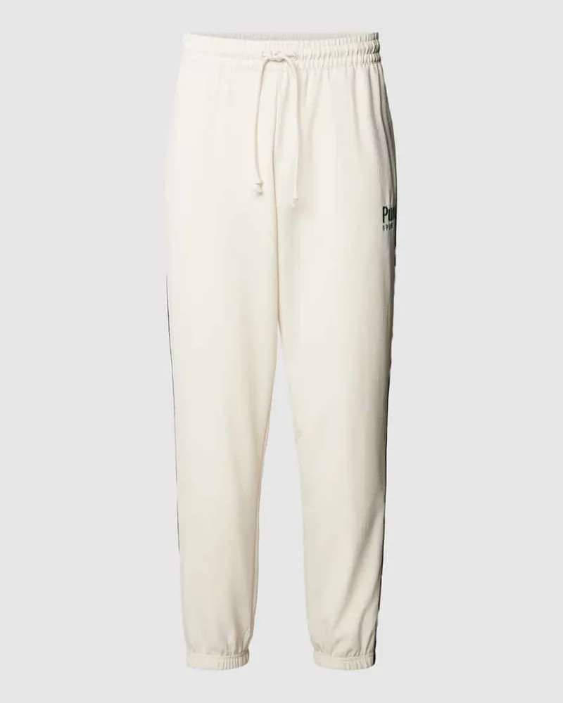 Puma Sweatpants mit Logo-Stitching Offwhite