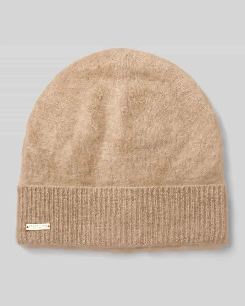 Seeberger Beanie aus reinem Kaschmir Beige