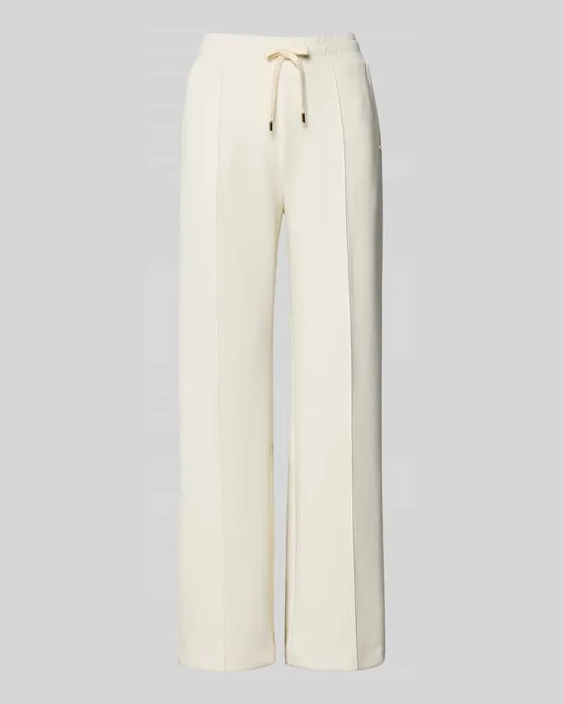JOOP! Sweatpants mit Label-Applikation Modell 'Talila Ecru