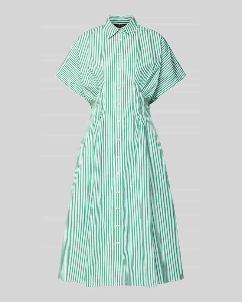 Ralph Lauren Tailliertes Blusenkleid aus reiner Baumwolle Modell 'RUSHANIE Bottle
