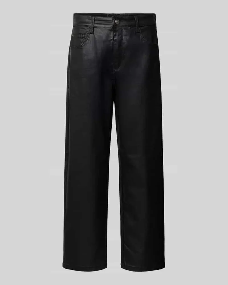 MAC Jeans Loose Fit Barrel Jeans aus Modal-Mix Modell 'DANNI 2.3 Black