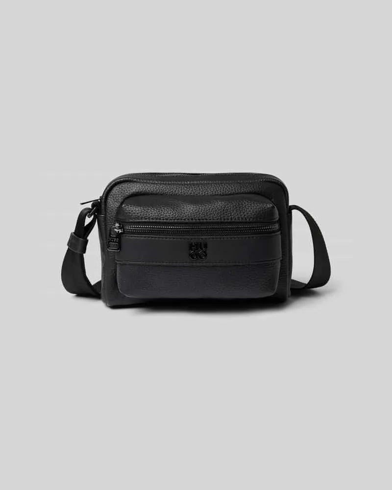 HUGO BOSS Crossbody Bag mit Label-Detail Modell 'Quantic Black