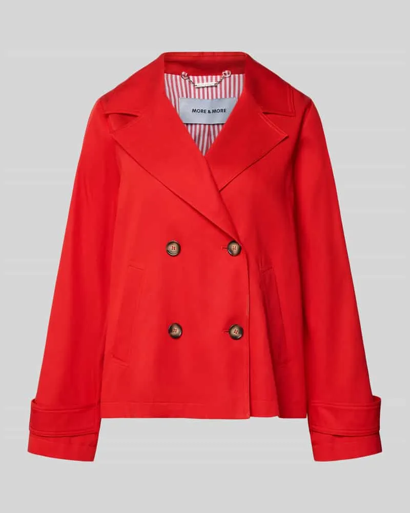 More & More Jacke aus Lyocell-Mix Rot