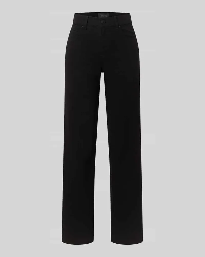 ANGELS  Regular Fit Hose mit High Waist Modell 'LARA Black