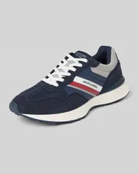 Jack & Jones Sneaker mit Label-Patch und -Print Modell 'BOSTON Marine