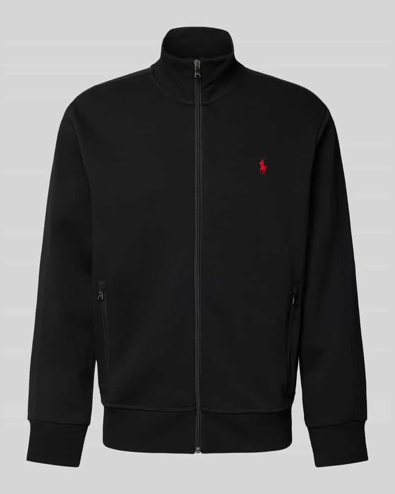 Ralph Lauren Sweatjacke mit Stehkragen Black