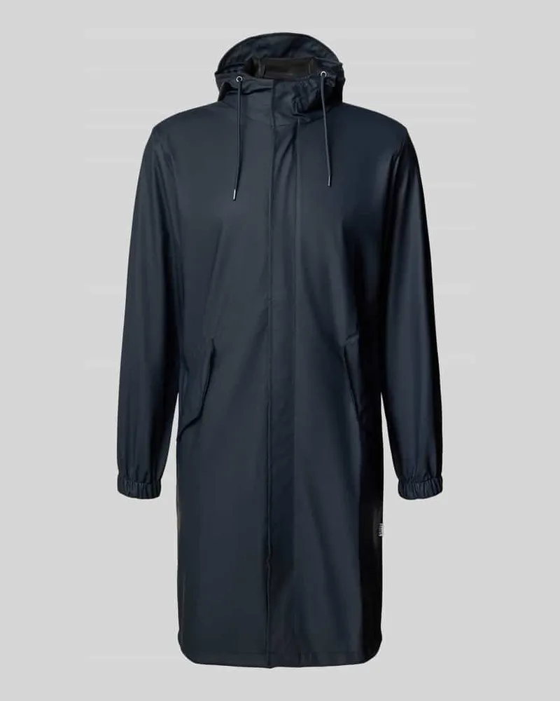 RAINS Parka mit Kapuze Marine