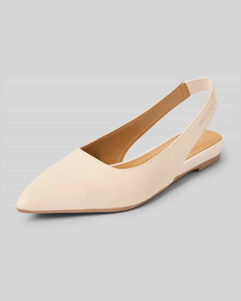 Marc O'Polo Slingbacks aus edlem Rindsleder Offwhite