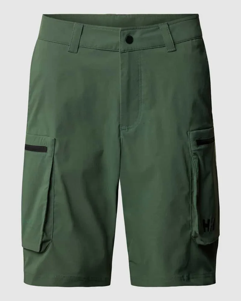 Helly Hansen Cargoshorts mit Logo-Print Modell 'MOVE Oliv