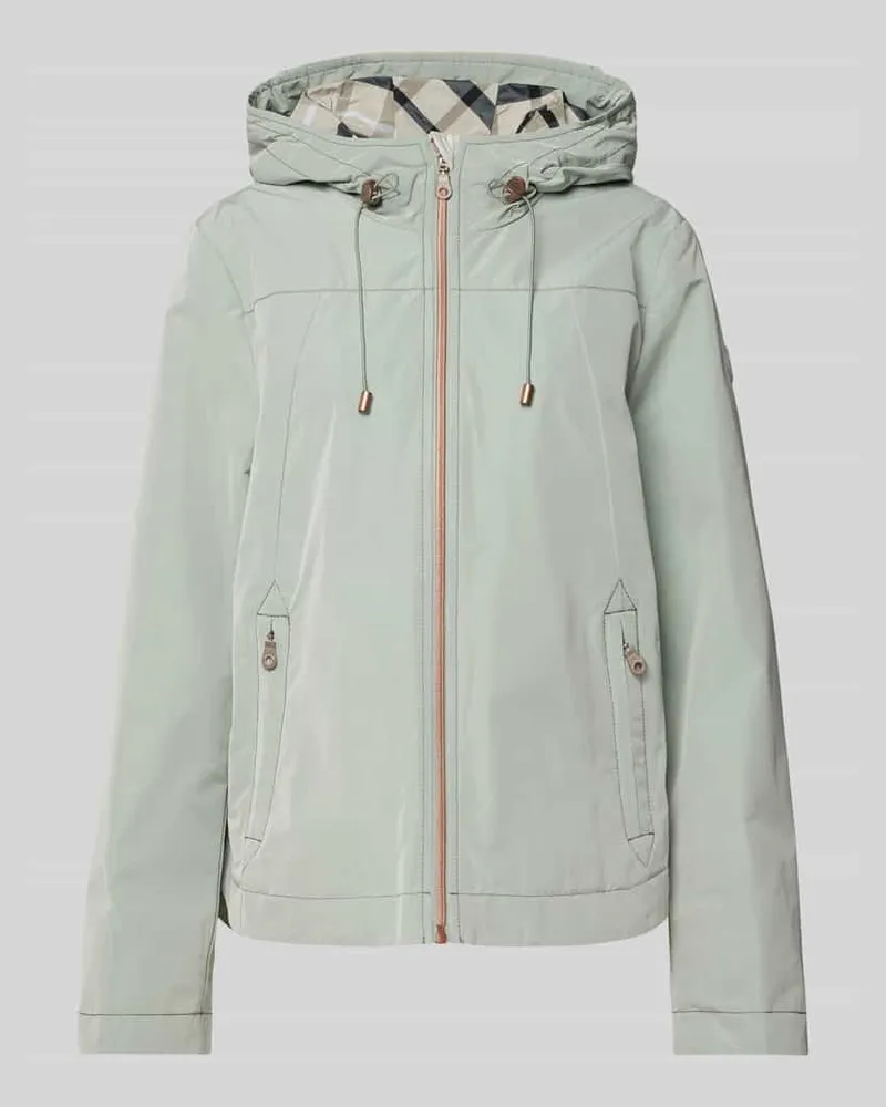 Gil Bret Jacke mit Reißverschlusstaschen Hellgruen