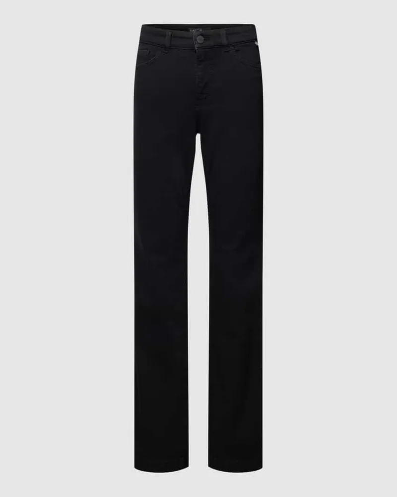 Marc Cain Regular Fit Jeans mit ausgestelltem Bein Black