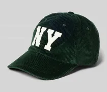 Basecap aus Cord mit Label-Stitching