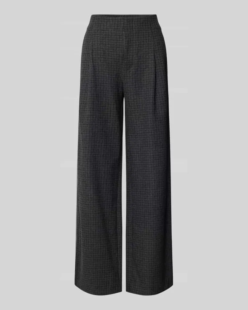 Mos Mosh Hose mit Bundfalten Modell 'Evine Kalli Anthrazit