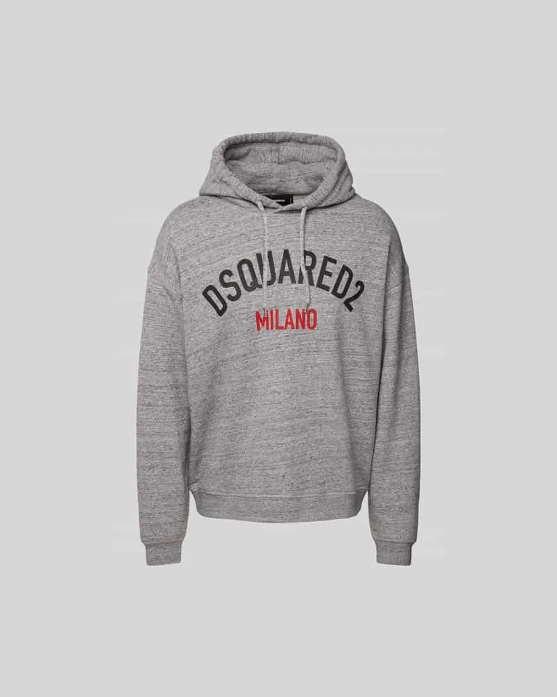 Dsquared2 Hoodie mit Kapuze Mittelgrau