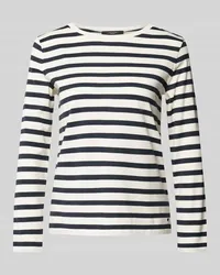 Max Mara Longsleeve mit Rundhalsausschnitt Modell 'LEIDA Marine